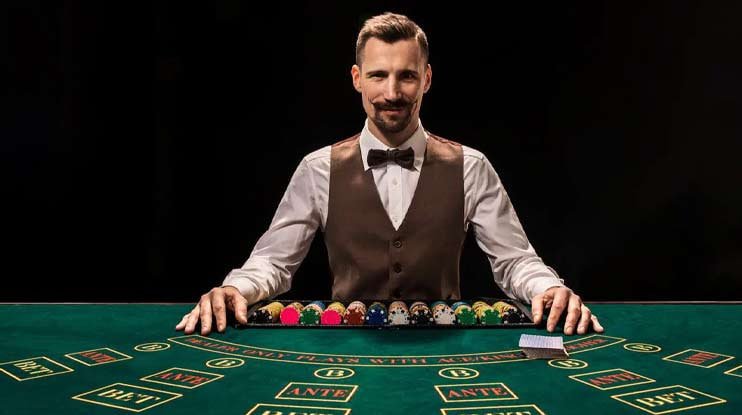 Nusa21 Live Casino tampilan antarmuka meja dealer streaming HD